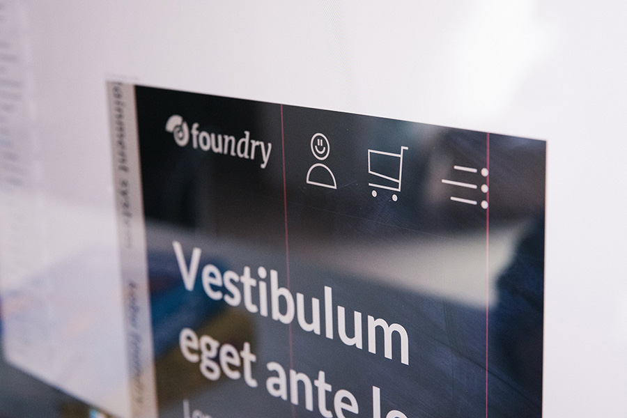 Mobile layouts for KOBU Foundry's website