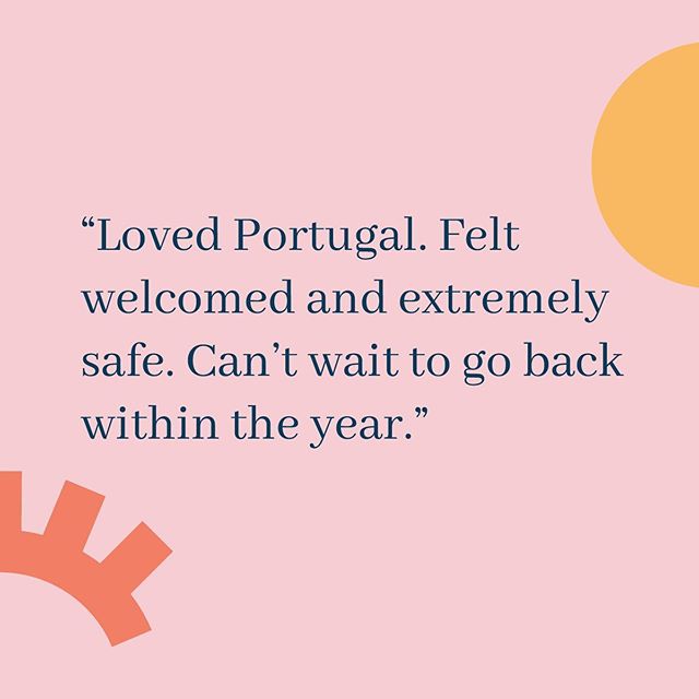 A selection of testimonials from LGBTQ+ when describing their experience of Portugal.