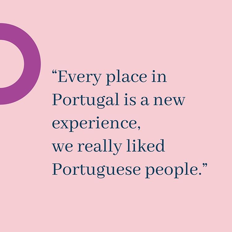 A selection of testimonials from LGBTQ+ when describing their experience of Portugal.