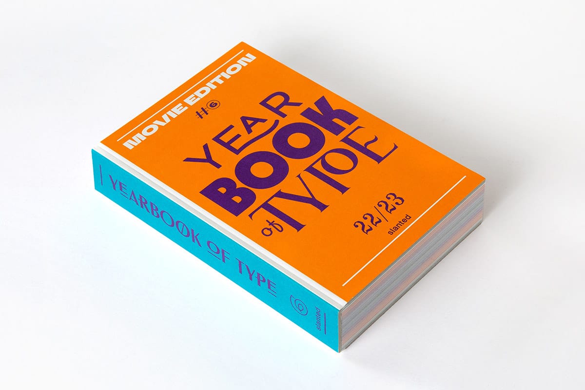 Year Book of Type 22/23 by Slanted Publishers, featuring Ereganto Serif by KOBU Foundry